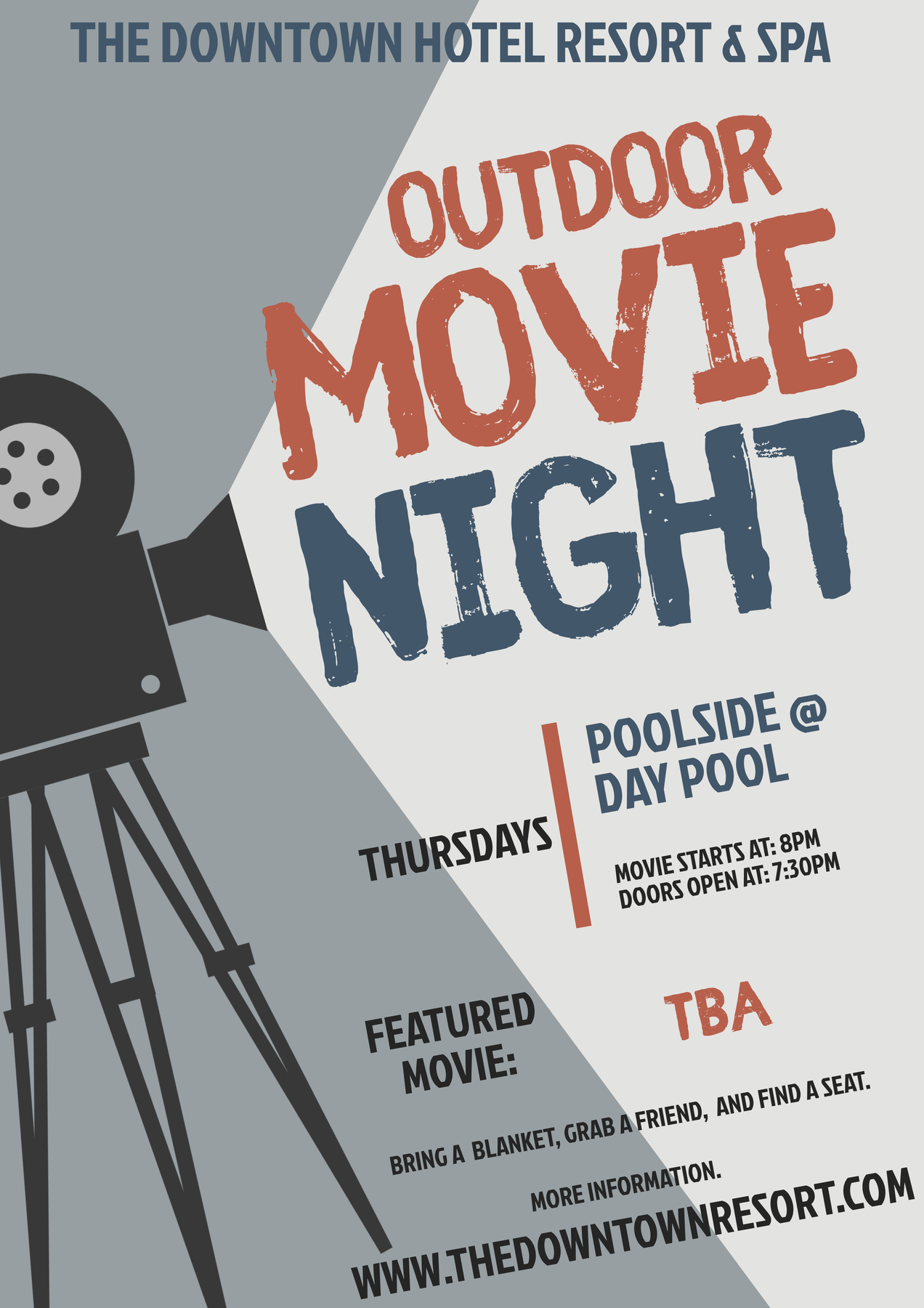 Movie Night at The Downtown Hotel Resort & Spa